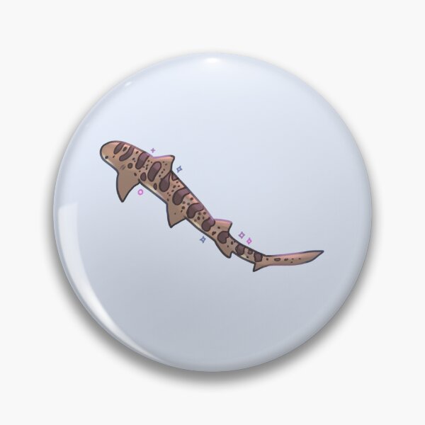Item preview, leopard shark illustration  designed and sold by Mayarartsy.