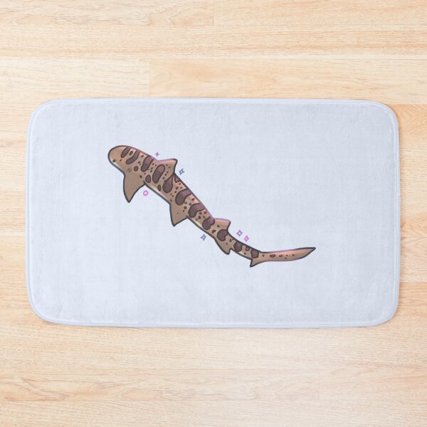 Item preview, leopard shark illustration  designed and sold by Mayarartsy.