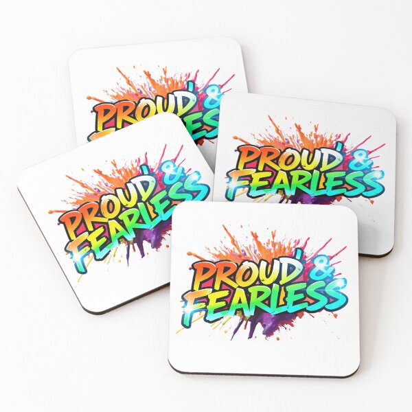 Item preview, Proud & Fearless" – Neon Street Art Aesthetic designed and sold by RvinJo8.