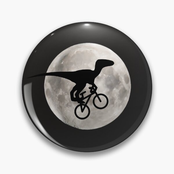 Item preview, Dino with Bicycle and Moon designed and sold by ULTRAMAX_DESIGN.