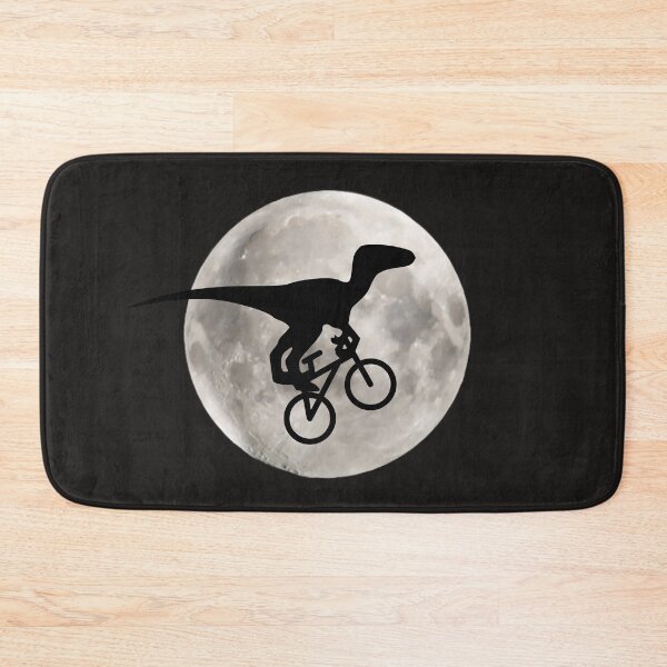 Item preview, Dino with Bicycle and Moon designed and sold by ULTRAMAX_DESIGN.