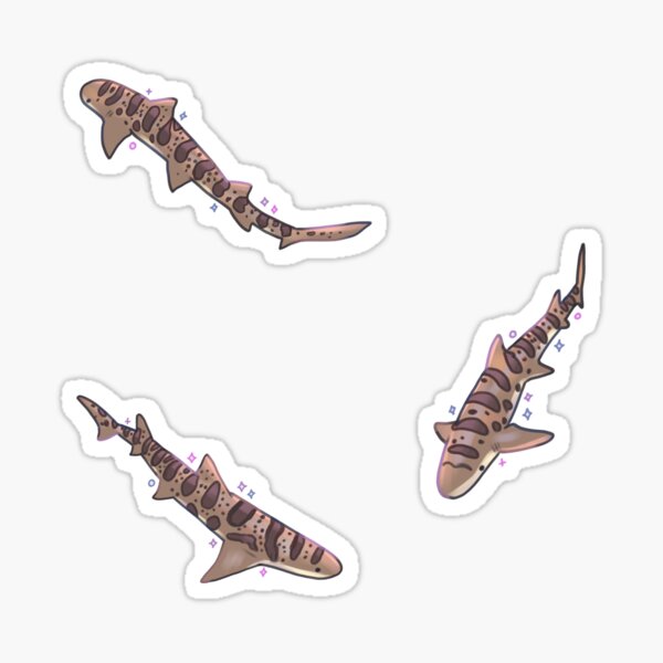 Item preview, leopard shark pack  designed and sold by Mayarartsy.