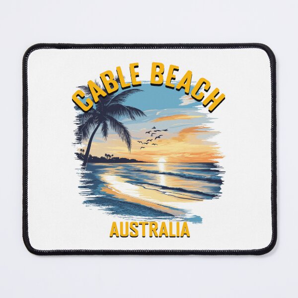 Item preview, Cable Beach - Australia (with Orange Lettering) designed and sold by VelvetRoom.