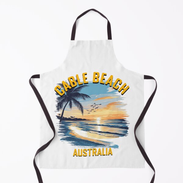 Item preview, Cable Beach - Australia (with Orange Lettering) designed and sold by VelvetRoom.