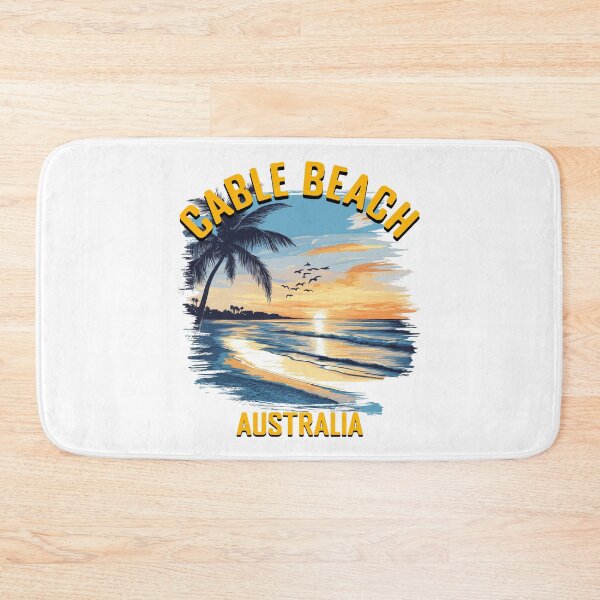 Item preview, Cable Beach - Australia (with Orange Lettering) designed and sold by VelvetRoom.