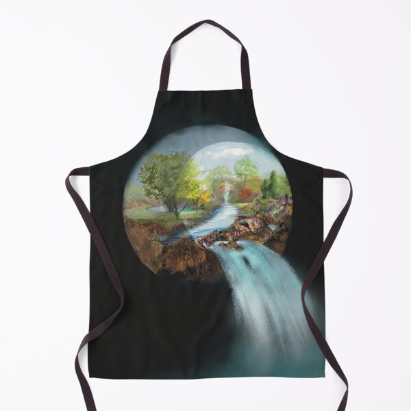 Item preview, Portal to Nature Surreal Waterfall Landscape Art designed and sold by ivonanya.
