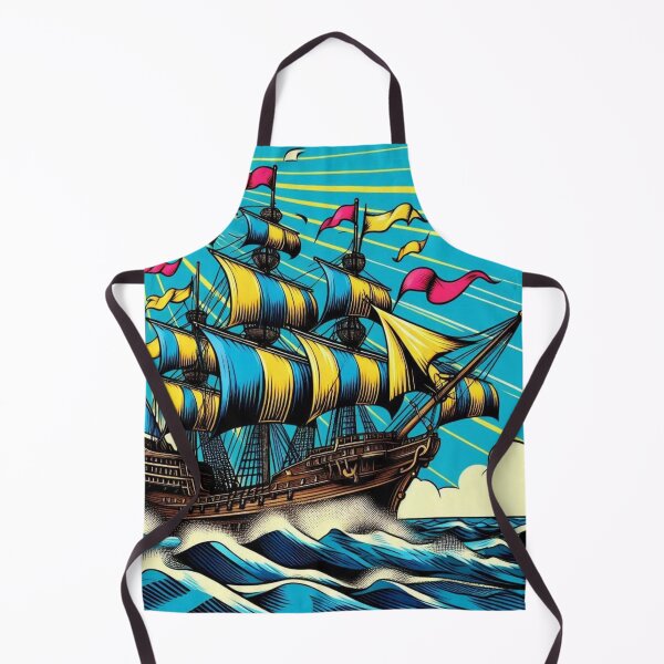 Item preview, pop art style old sailing ship designed and sold by Dogandesighn.