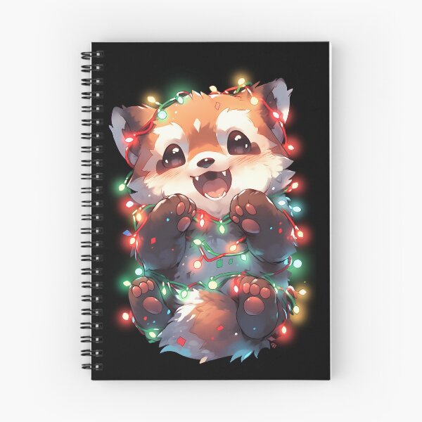 Item preview, Red Panda Christmas! designed and sold by TheeDigitalDen.