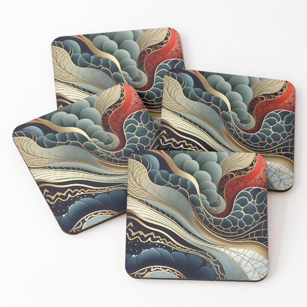 Item preview, Vibrant Abstract Kaleidoscope: Wearable Art for Every Space  designed and sold by nadeem4design.