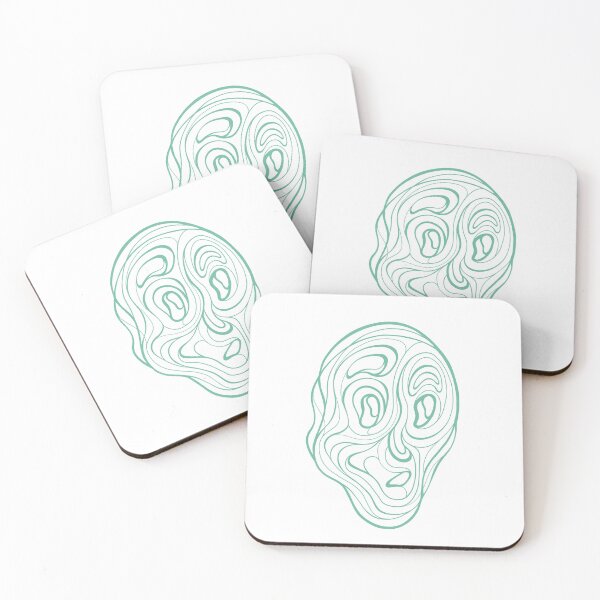 Item preview, Line Art Face Doubt (green) designed and sold by Alesa-Aleks.