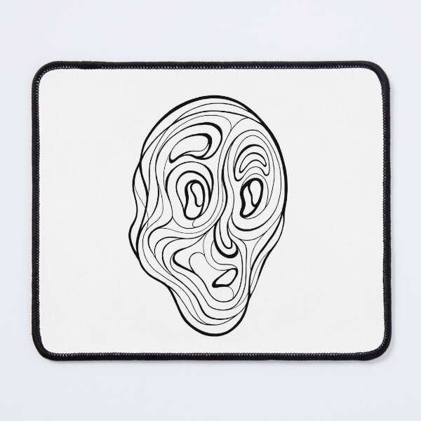 Item preview, Line Art Face Doubt designed and sold by Alesa-Aleks.