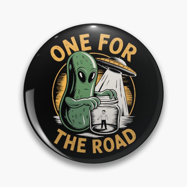Item preview, One For The Road Alien Pickle With Human In A Jar designed and sold by SubtleSplit.