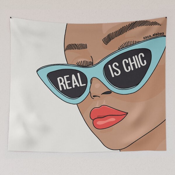 Item preview, Real is chic by Sasa Elebea designed and sold by Sabrina Brugmann.