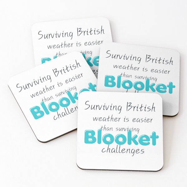 Item preview, Surviving British weather is easier than surviving Blooket challenges designed and sold by Mirosi-S.