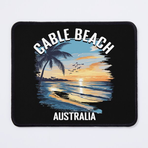 Item preview, Cable Beach - Australia (with White Lettering) designed and sold by VelvetRoom.