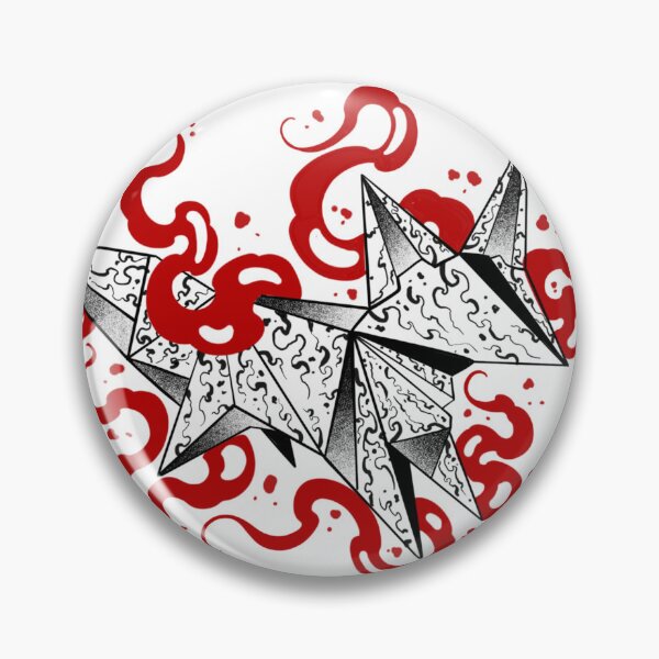 Item preview, Origami Suminagashi fox with flames designed and sold by 7Delamancha.