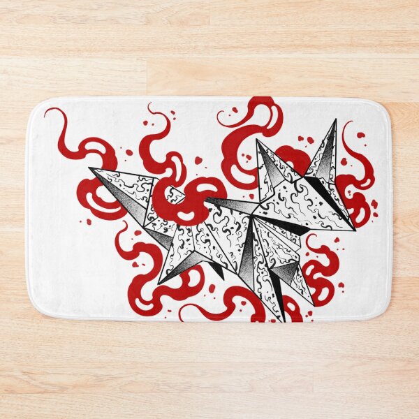 Item preview, Origami Suminagashi fox with flames designed and sold by 7Delamancha.
