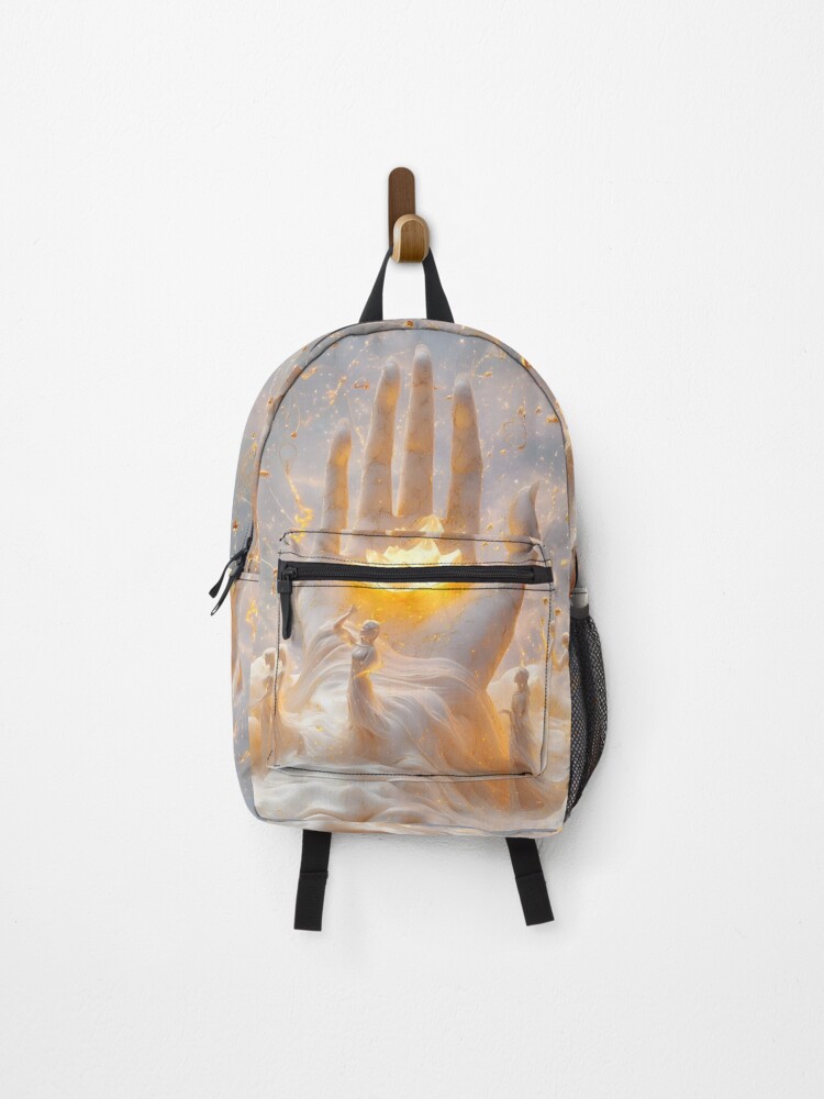 Thumbnail 1 of 3, Backpack, She Rises designed and sold by AI-Only.