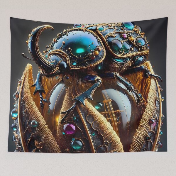 Item preview, Bejewelled Beatle designed and sold by Vibranta Studio.