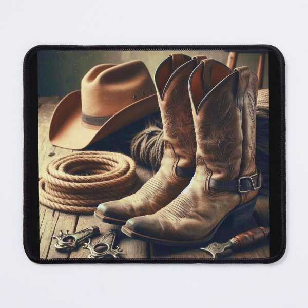Item preview, Cowboy Boots and Hat designed and sold by Myra365Art.