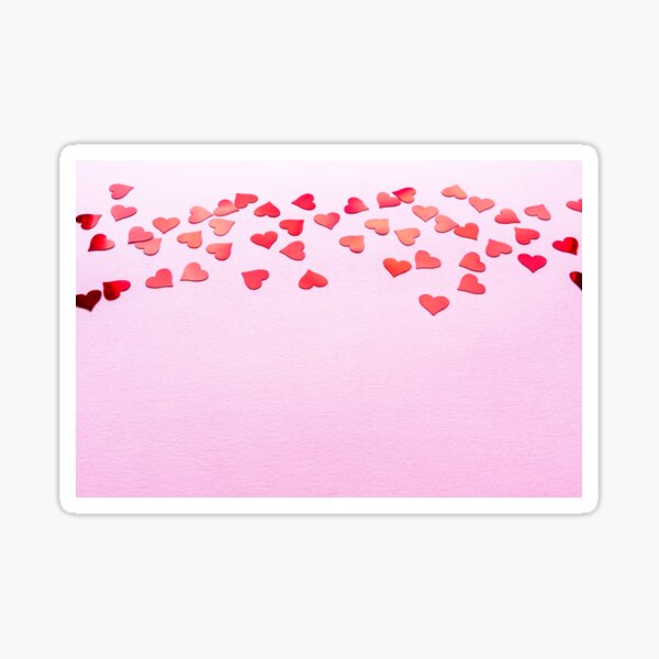 Item preview, hearts confetti on pink background designed and sold by nesgalina.