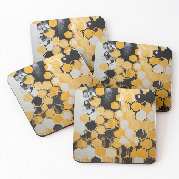 Item preview, Abstract Honeycomb Neo-Expressionist Urban Art designed and sold by SparkyBamBam.