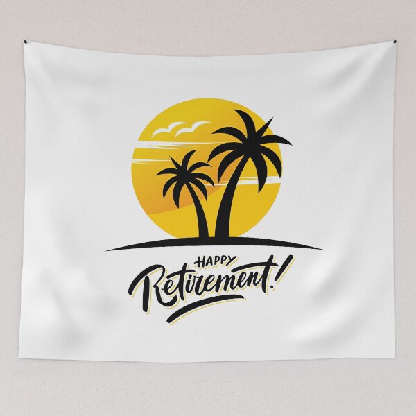 Item preview, Happy retirement designed and sold by Oval Shop.