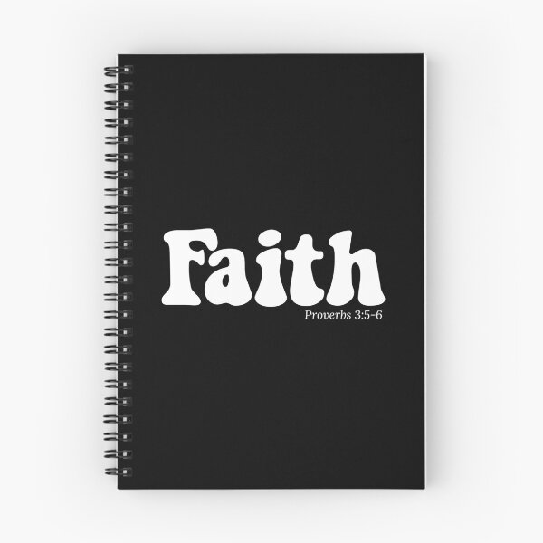 Aperçu de l'œuvre Écritures inspirantes rétro sur la foi Proverbes 3:5-6 créée et vendue par SaltCreatives.