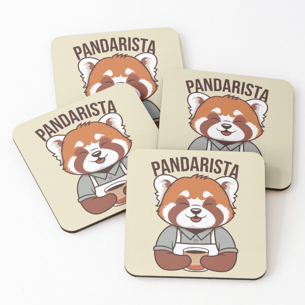 Item preview, Pandarista! Kawaii Red Panda Barista designed and sold by SubtleSplit.