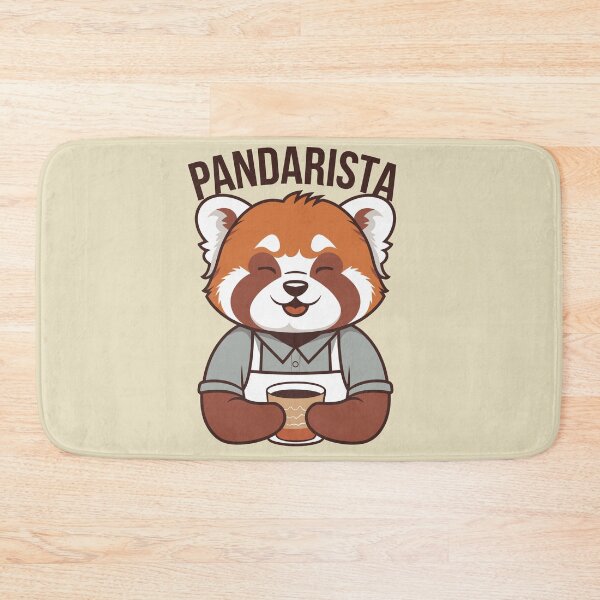 Item preview, Pandarista! Kawaii Red Panda Barista designed and sold by SubtleSplit.