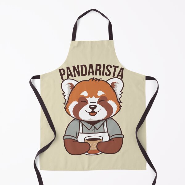 Item preview, Pandarista! Kawaii Red Panda Barista designed and sold by SubtleSplit.