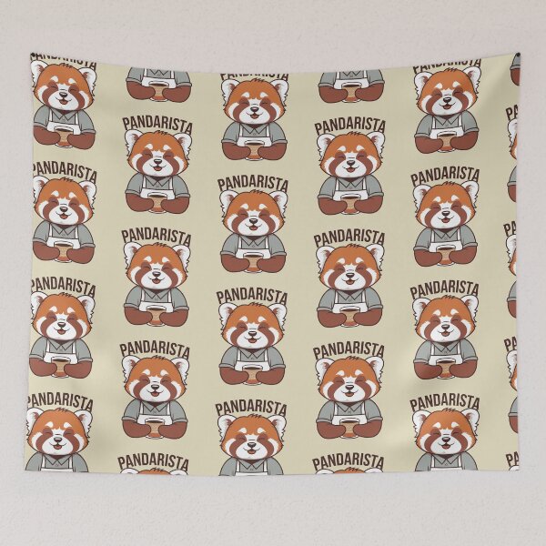 Item preview, Pandarista! Kawaii Red Panda Barista designed and sold by SubtleSplit.