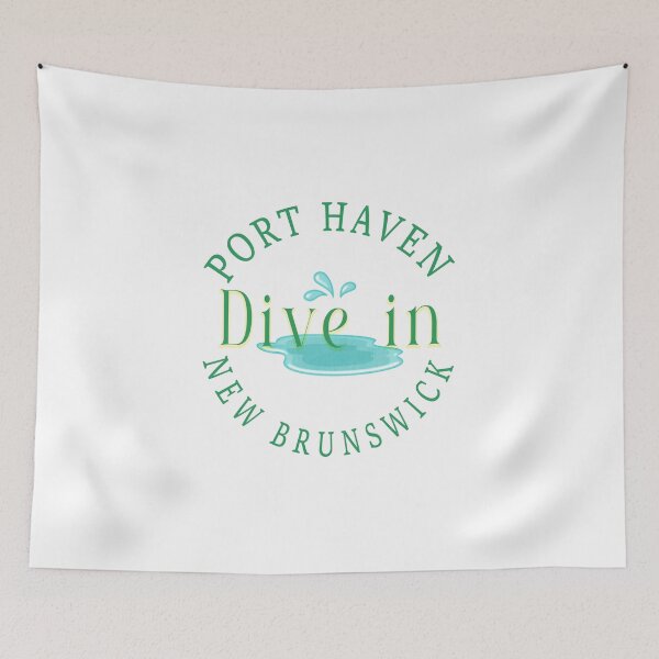 Item preview, PORT HAVEN, DIVE IN, GREEN designed and sold by LlamaLost.