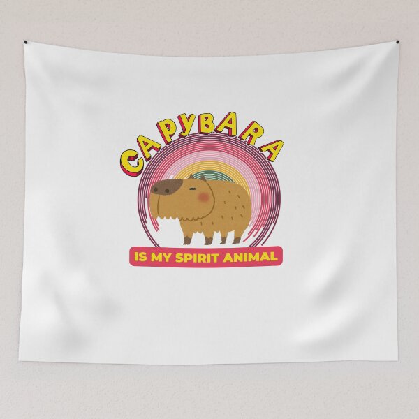 Item preview, Capybara Is My Spirit Animal designed and sold by ULTRAMAX_DESIGN.