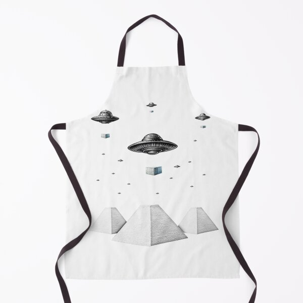 Item preview, UFOs Building Pyramids designed and sold by Tenpaces.