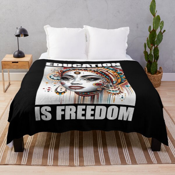 Item preview, Black History Teacher Education Is Freedom Nice Afro Women Gift designed and sold by Creat-Des.