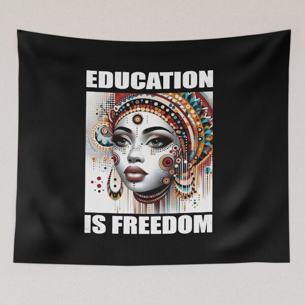 Item preview, Black History Teacher Education Is Freedom Nice Afro Women Gift designed and sold by Creat-Des.