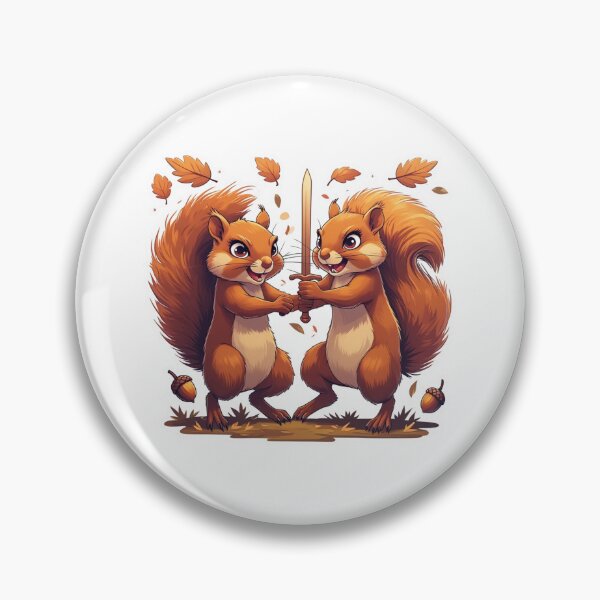 Item preview, squirrels fighting designed and sold by Flashmarkett.
