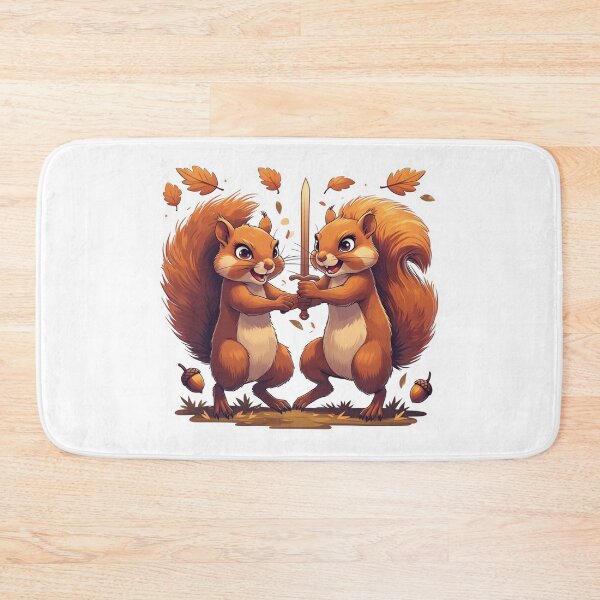 Item preview, squirrels fighting designed and sold by Flashmarkett.