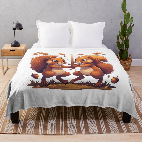 Item preview, squirrels fighting designed and sold by Flashmarkett.