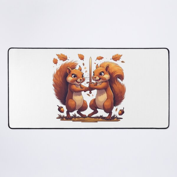 Item preview, squirrels fighting designed and sold by Flashmarkett.