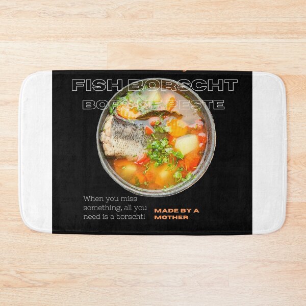 Item preview, Homemade Fish Soup designed and sold by ZenaDesign.