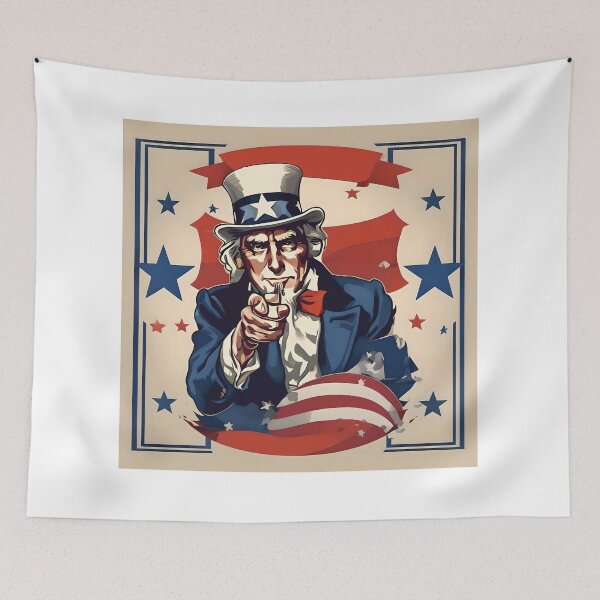 Item preview, USA's Sam no quote designed and sold by Dead Presidents.