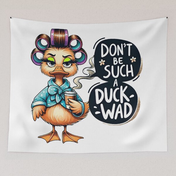 Item preview, Duck drinking coffee designed and sold by designt1shirts.