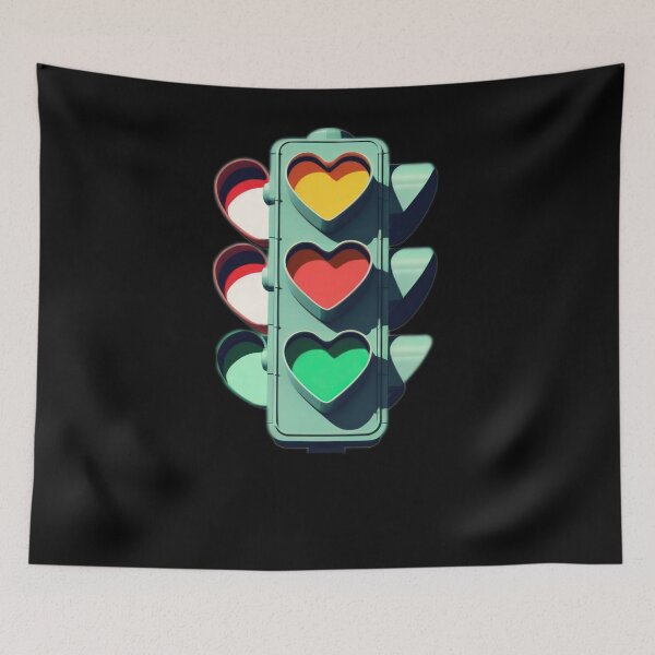 Artikelvorschau, Ampel am Valentinstag mit Herzen, Valentinstag, Valentinstags -Kunst, Valentinstagsdesign entworfen und verkauft von Expressions-Sel.