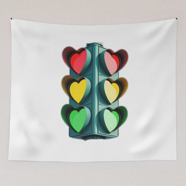 Artikelvorschau, Ampel am Valentinstag mit Herzen, Valentinstag, Valentinstags -Kunst, Valentinstagsdesign entworfen und verkauft von Expressions-Sel.