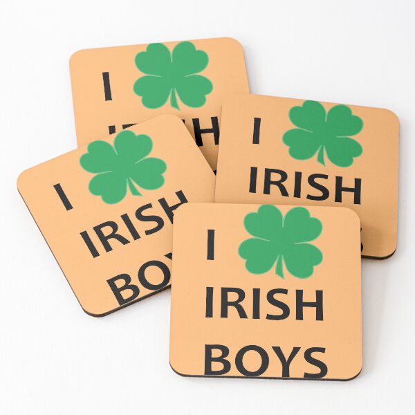 Item preview, I Love Irish Boys - Shamrock Design designed and sold by Moonlit Paws.
