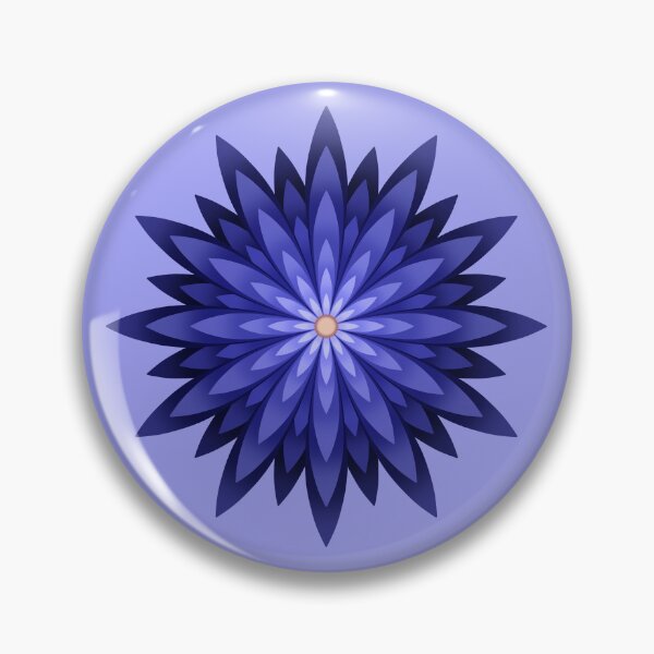 Item preview, Indigo Flower  designed and sold by BlackthornDsign.