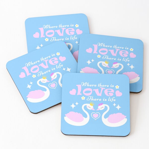 Item preview, Swan of Love - Where There Is Love, There Is Life designed and sold by Tulip Creators .