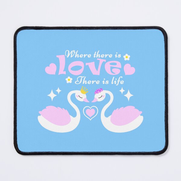 Item preview, Swan of Love - Where There Is Love, There Is Life designed and sold by Tulip Creators .